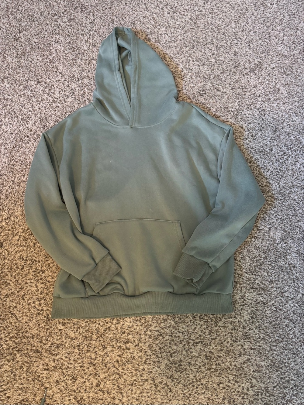 Women's Sage Green Hoodie & Drawstring Pant Set - Picture 2 of 5